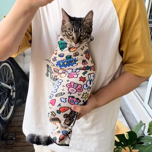 MeowMate - Çok Amaçlı Kedi Bakım Pelerini
